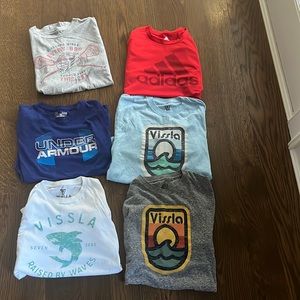 6 youth shirts boys ages 10-14